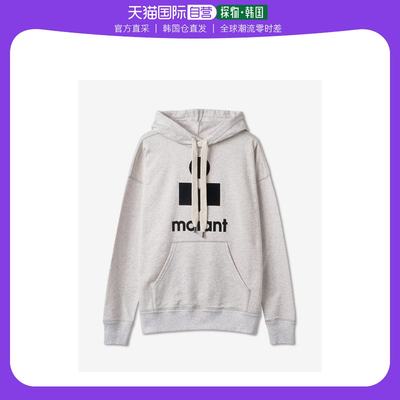 韩国直邮ISABEL MARANT SW0001FAA1M07E23ECMANSEL LOGO HOODIE女