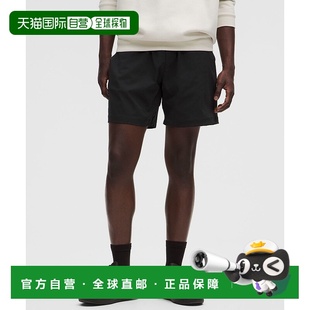 韩国直邮lululemon ABC WovenAir™ 拉链短裤 7 - BLK