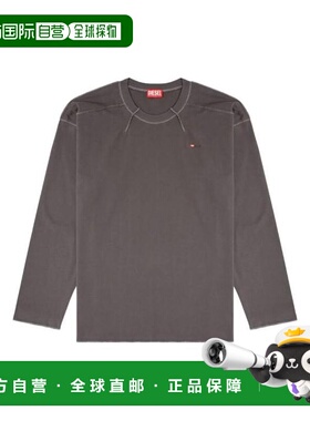 韩国直邮Diesel 长袖T恤 A194640NIAX93R 灰色