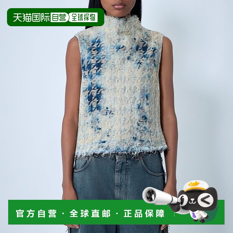 韩国直邮DIESEL 25 FW Diesel De Tapi Fsh 2 高领变形棉质背心 A