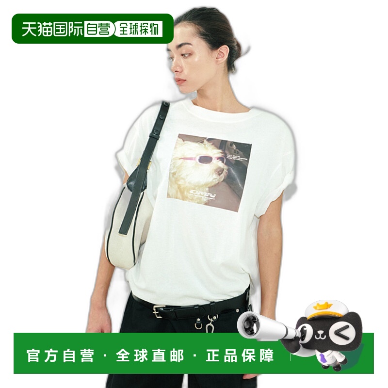 韩国直邮OUI MAIS NON 女士女装T恤2024SS2NDOMNTOP6 Puppy T-shir