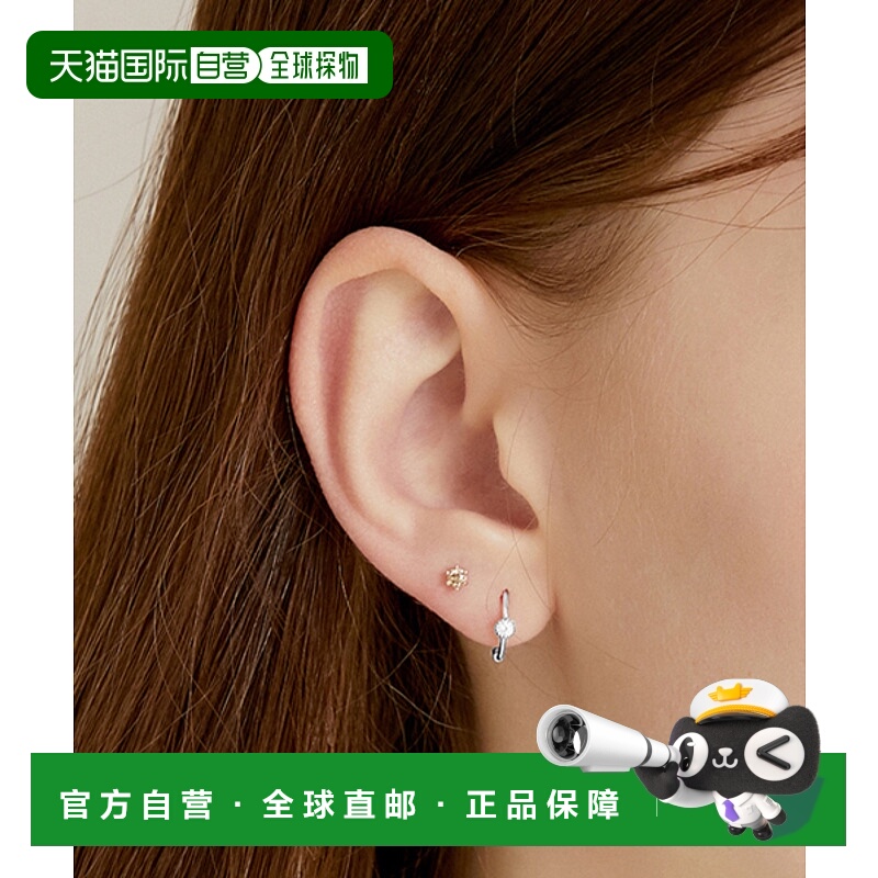 韩国直邮JESTINA 女士耳环 JJJTEQ1BS036W4P00 14K耳钉