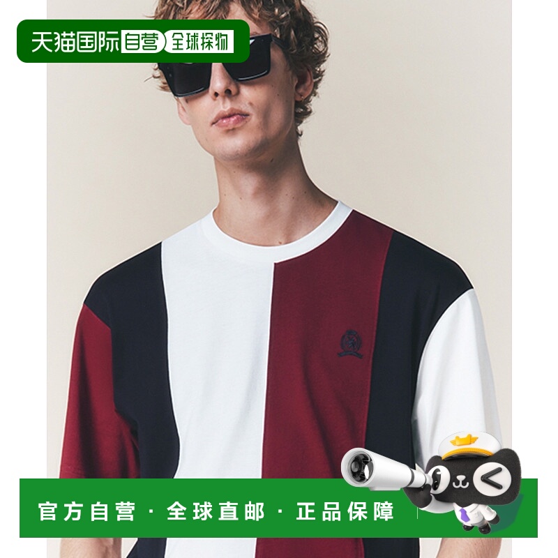 韩国直邮TOMMY HILFIGER 男士T恤男装T12E6TPO930MC1XJS