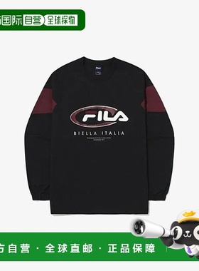 韩国直邮FILA Wheelaginfalti PQF FS2POG3105X-BLK 撞色梭织上衣