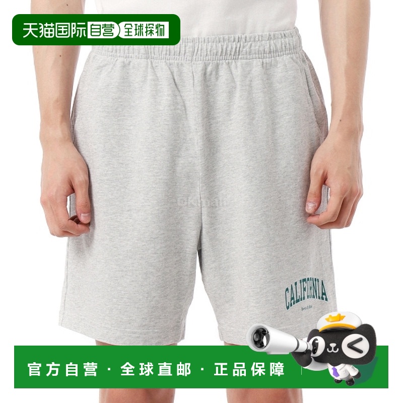 韩国直邮Sporty&Rich 加州健身短裤 - 希瑟灰色 (SH039622501GY03