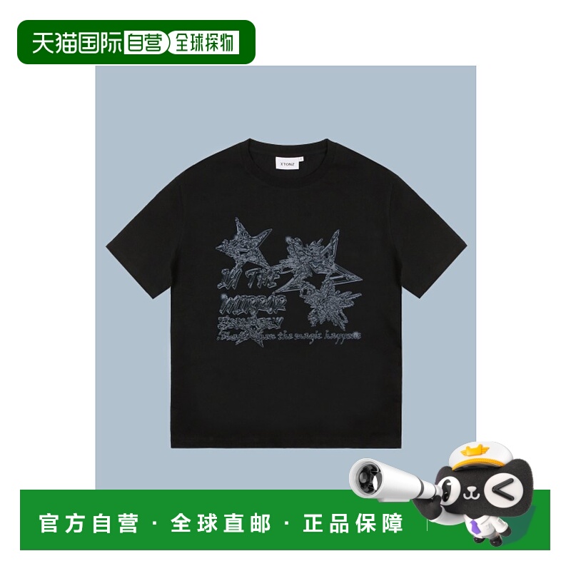 韩国直邮XTONZ 公用T恤XTT084BK