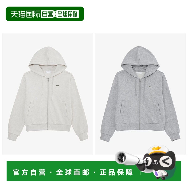 韩国直邮LACOSTE 25FW 女式连帽拉链运动衫 SF279E-55N (2 units1