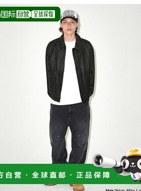 韩国直邮MAHAGRID 男士运动茄克/外套MG2EFMB940ABK WASHED FAUX