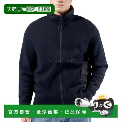 韩国直邮CP COMPANY 棉质双混纺拉链连帽开衫 (17CLKN016A 006599