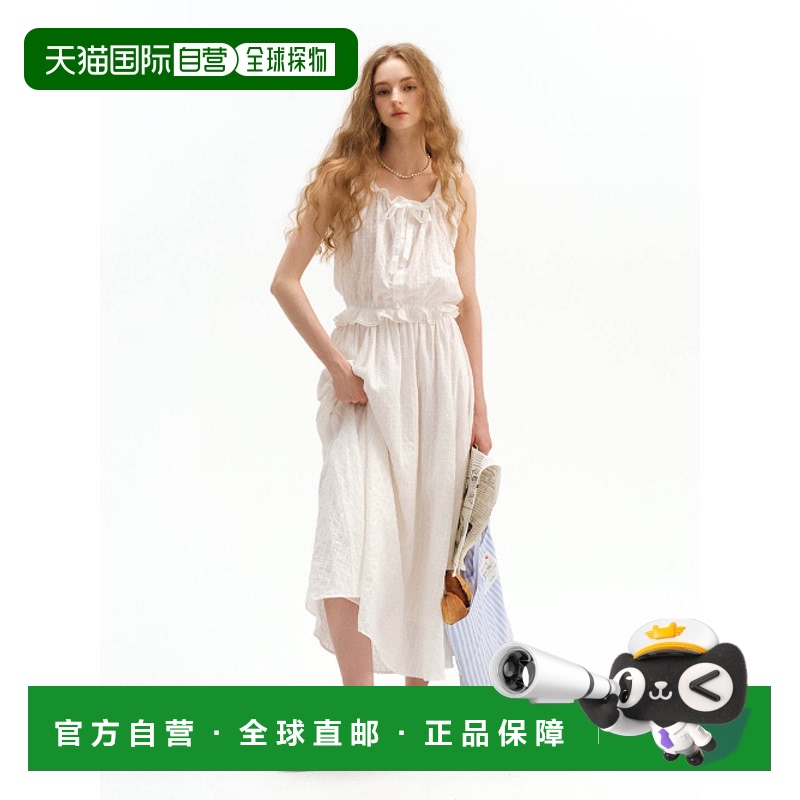 韩国直邮SINCETHEN 女士半身裙TZ240314X White embo skirt羊毛