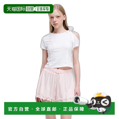 韩国直邮ETMON 女士女装T恤5006048175 Shoulder Corsage T-Shirt