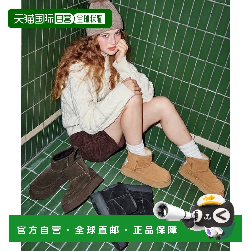 韩国直邮MAC MOC23年新款时尚舒舒适通勤复古气质女款靴子Ador5Cm