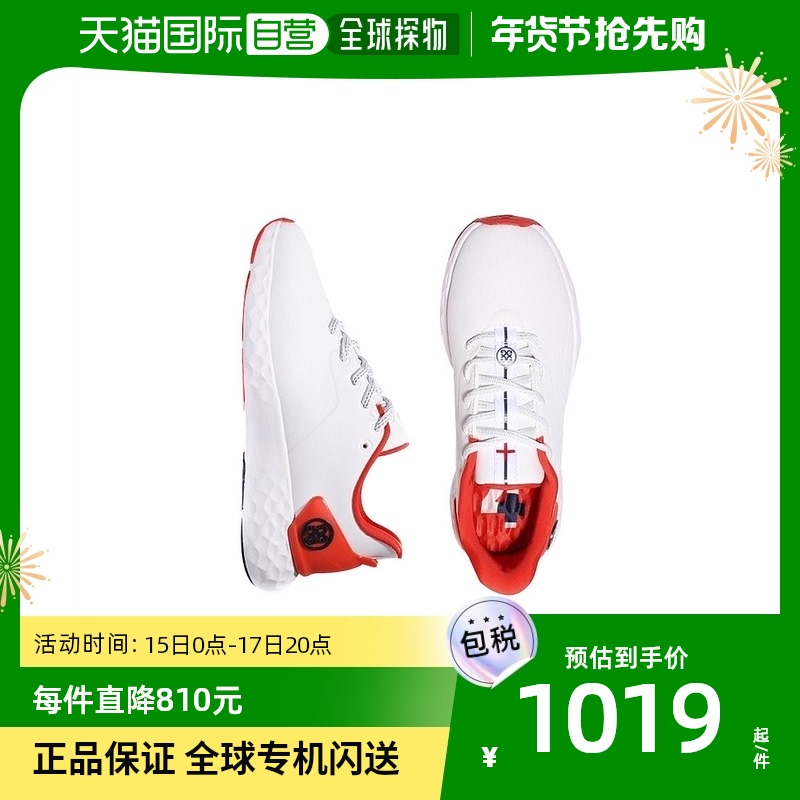 韩国直邮Gfore高尔夫球鞋女款MG4+白色舒适保护脚踝G4LA23EF27
