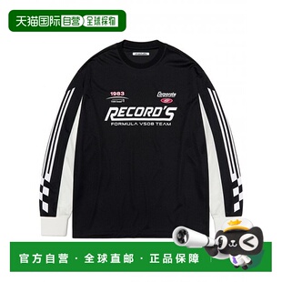 JERSEY 韩国直邮VIVASTUDIO BLACK T恤RACING TEE P000 男士