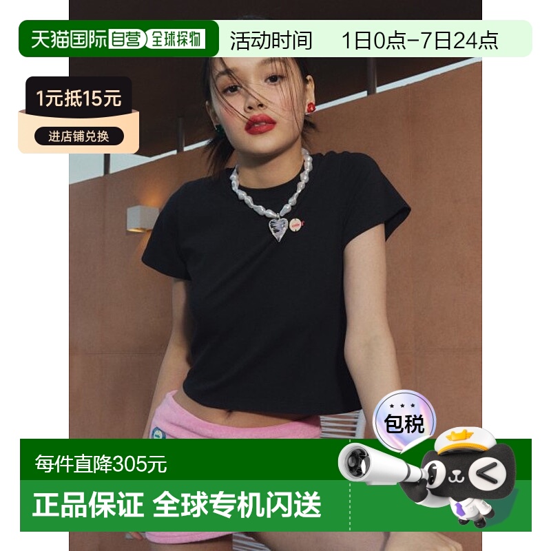 韩国直邮ASIF CALIE 女士女装T恤CA23AST018BK潮流穿搭时尚高级感
