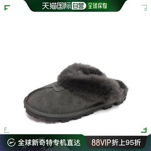 美國 保存 麂皮 运动拖鞋 灰色 UGG 毛靴 韩国直邮UGG 抓絨