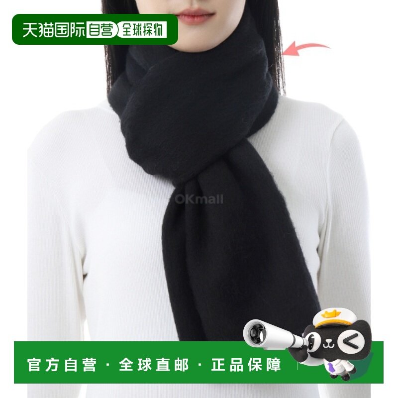韩国直邮Baserange 黑色 Ser 围巾 (ACSS-BW-WI25) 围巾