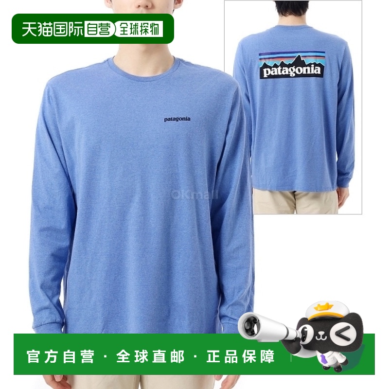 韩国直邮patagonia ML/S P-6 徽标 Responsibili-T 恤 (38518-ABN