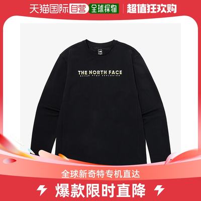 韩国直邮[M] Northface T恤 DQCNT7TP05A 海蓝色 长袖 T恤
