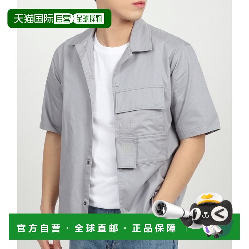 韩国直邮CP COMPANY 16CLSH024A 短袖华达呢衬衫 男士夏季上衣