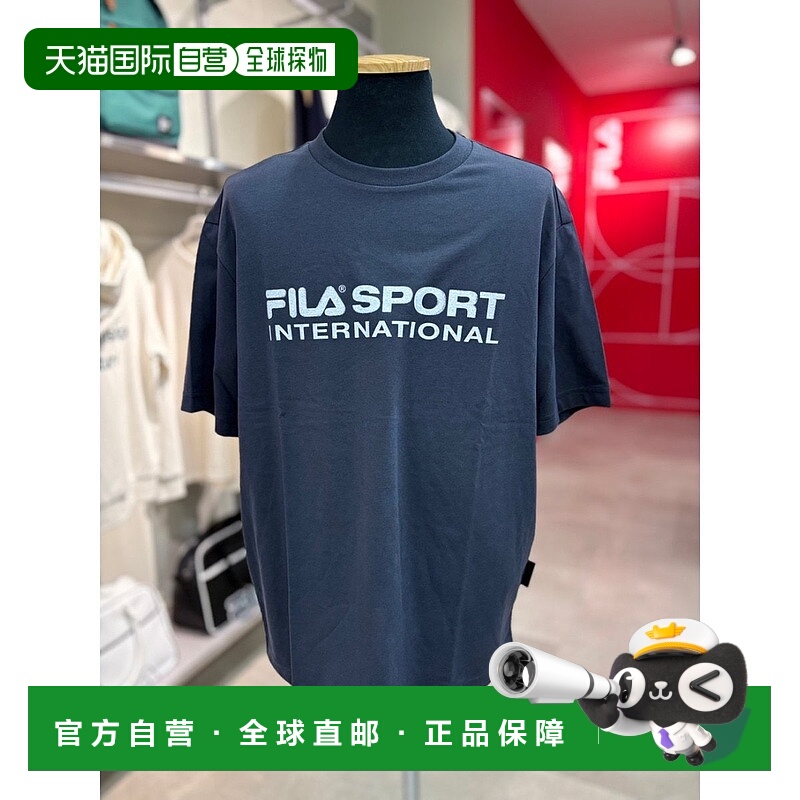 韩国直邮FILA [shop] 惠勒 FS2RSG2132X CAN 户外徽标短袖 T 恤