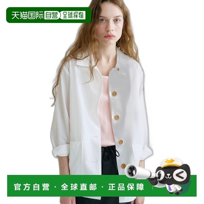 韩国直邮ANEDIT 女士女士精品AN24MJ6002WH S Amelia Seersucker J