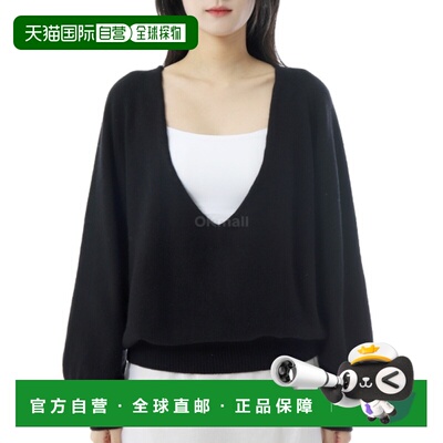 韩国直邮Baserange 黑色 Soar V 领衫 (PUSOV-RC-WI25) V领针织衫