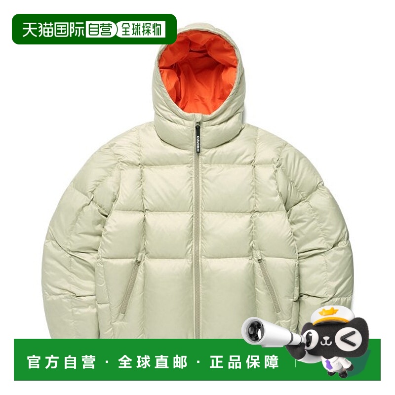 韩国直邮CAVISH 公用羽绒服 HOODED DUCK DOWN JACKET KHAKI(CV2D