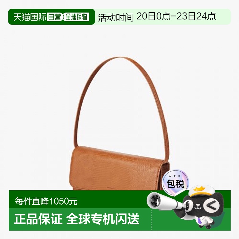 韩国直邮FIND KAPOOR单肩手提通勤时尚翻盖女包简约棕色法棍包 10