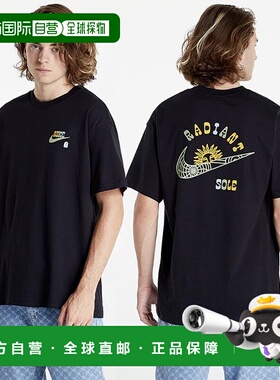 韩国直邮NIKE T恤 Sol Craft 宽松短袖 DR7960-010 黑色耐克