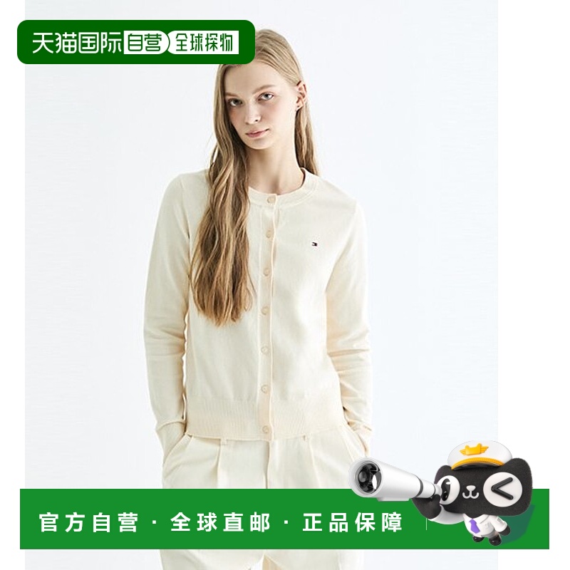韩国直邮TOMMY HILFIGER 女士毛针织衫T22E0KCD001WT2Z01开衫