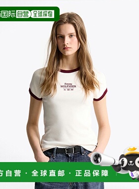 韩国直邮TOMMY HILFIGER 女士女装T恤T22F0TTO040WT1Z00
