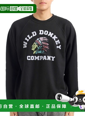 韩国直邮WILD DONKEY WD CHIEF“黑色”卫衣