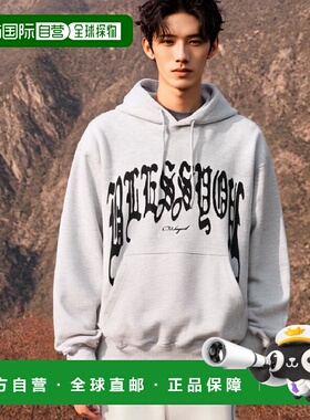 韩国直邮MAHAGRID 男士24年新款美式复古校园休闲卫衣MG2ESMM408A