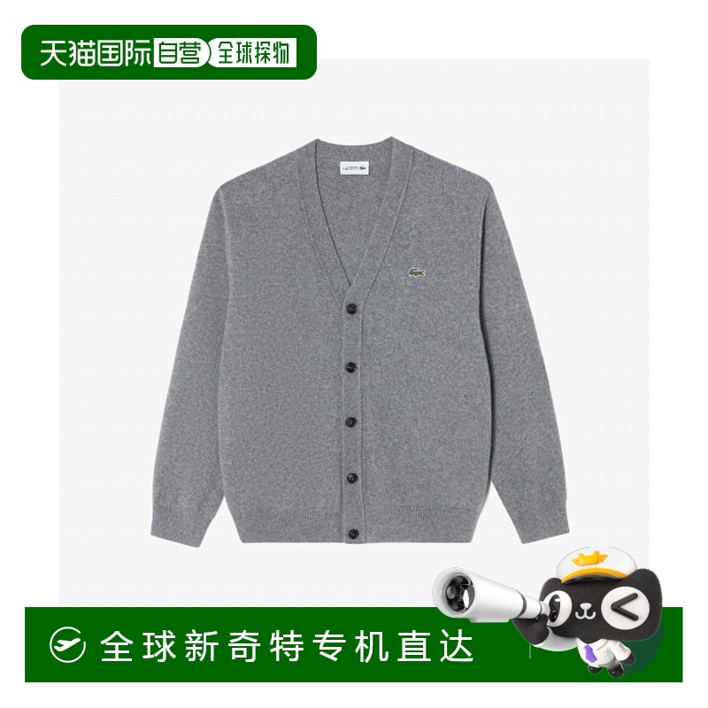 韩国直邮LACOSTE男士开衫AH560E-54NCCA羊毛流行穿搭保暖 高级感