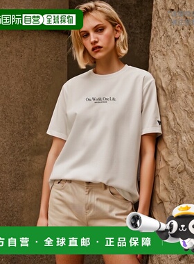 韩国直邮NEWERA 13546386-WHITET恤高档舒适时尚百搭 简约高级感