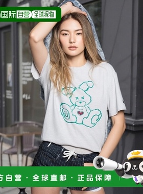 韩国直邮IST KUNST 上衣T恤 IK2CMMT506ALG潮流穿搭时尚高级感