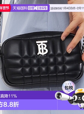 韩国直邮BURBERRY女士绗缝皮革迷你Rolla萝拉相机包羊皮(8064854)