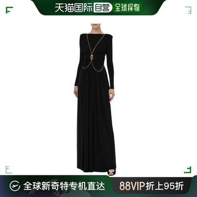 韩国直邮ELISABETTA FRANCHI23FW中长连衣裙女AB39936E2 110BLACK