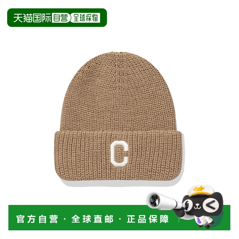 韩国直邮COVERNAT 帽子CO2304CA59BE公用COLLEGE C LOGO MIDDLE B