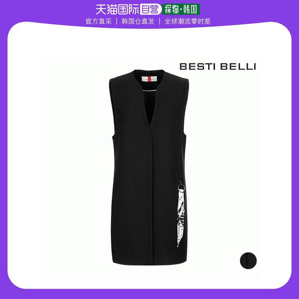 韩国直邮BESTIBELLI 连衣裙 [Bestivaly] 围巾 长款 无领 马甲_KB