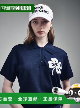 韩国直邮MARDI MERCREDI ACTIF 女士Polo衫KNIT PIQUET TOP CLOVE
