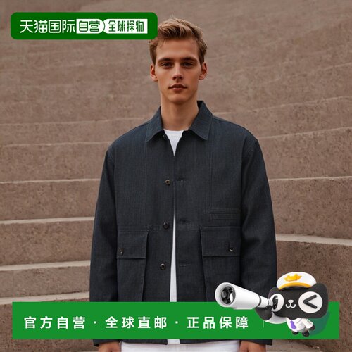 韩国直邮Lemaire 宽松牛仔夹克 OW306 760 LD068男装外套