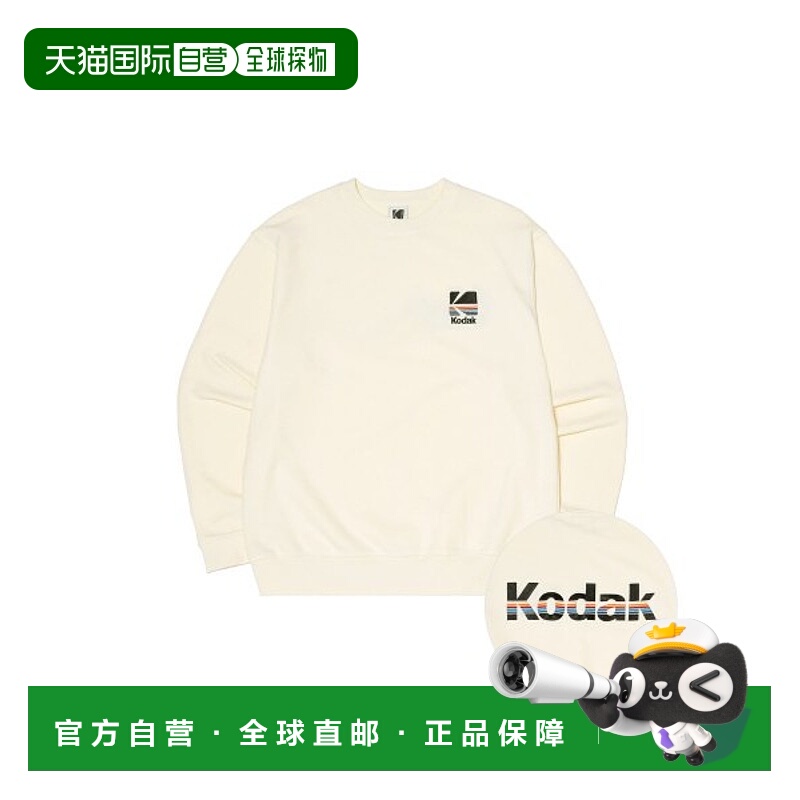 韩国直邮KODAK正品新款美式校园时尚运动男款卫衣K4123LFS14IVR