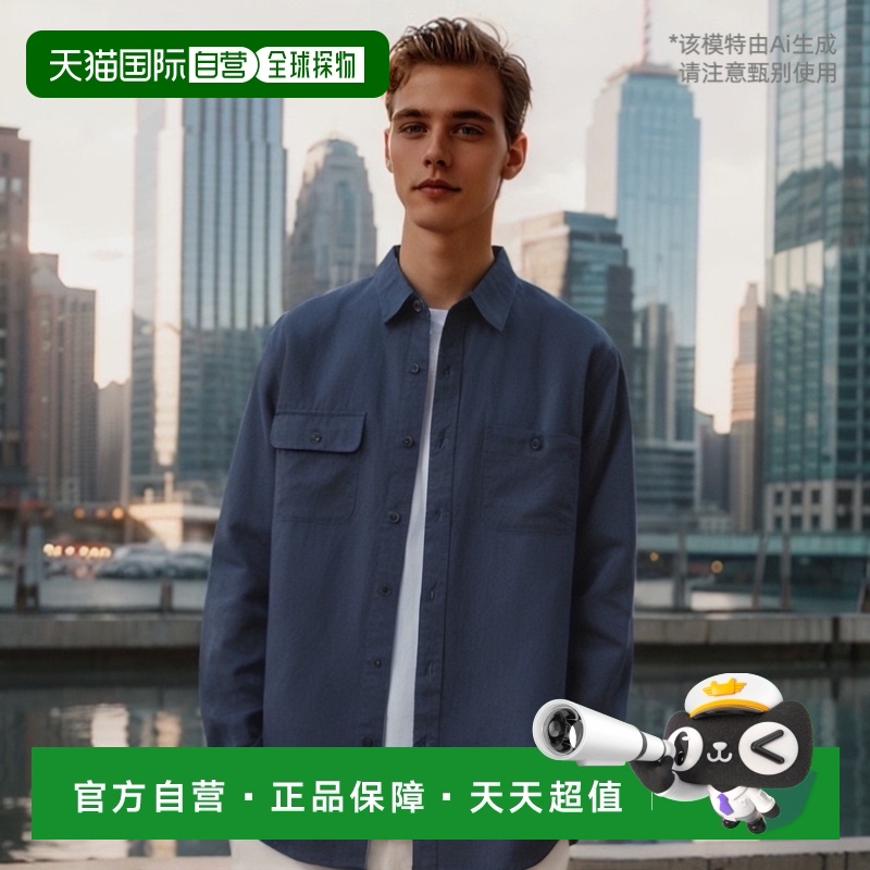 韩国直邮POLO RALPH LAUREN 男士男衬衫MNPOWOV16823467-410亚麻
