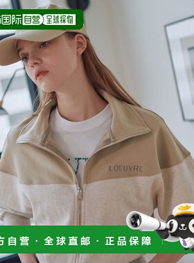 韩国直邮LOEUVRE正品 女士卫衣/绒衫301608592Color Blocking Zip