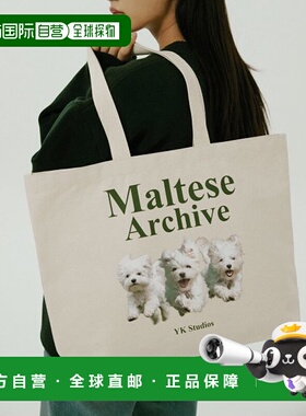 韩国直邮WAIKEI韩国小众设计师狗狗图案时尚日常休闲包YK22SSAC02