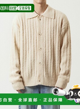 韩国直邮MIMTHEWARDROBE男士开衫M222CA1IV WOOL BOUCLE CARDIGAN