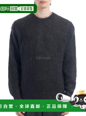 韩国直邮AURALEE 细纤维儿童马海毛针织衫 P/O 墨黑色 (A25AP02KM