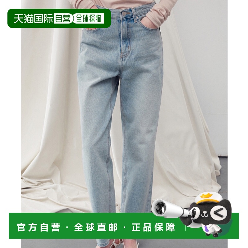 韩国直邮RE RHEE 女士女装牛仔裤RQ2SLP219-0-LT WASHED DENIM STR